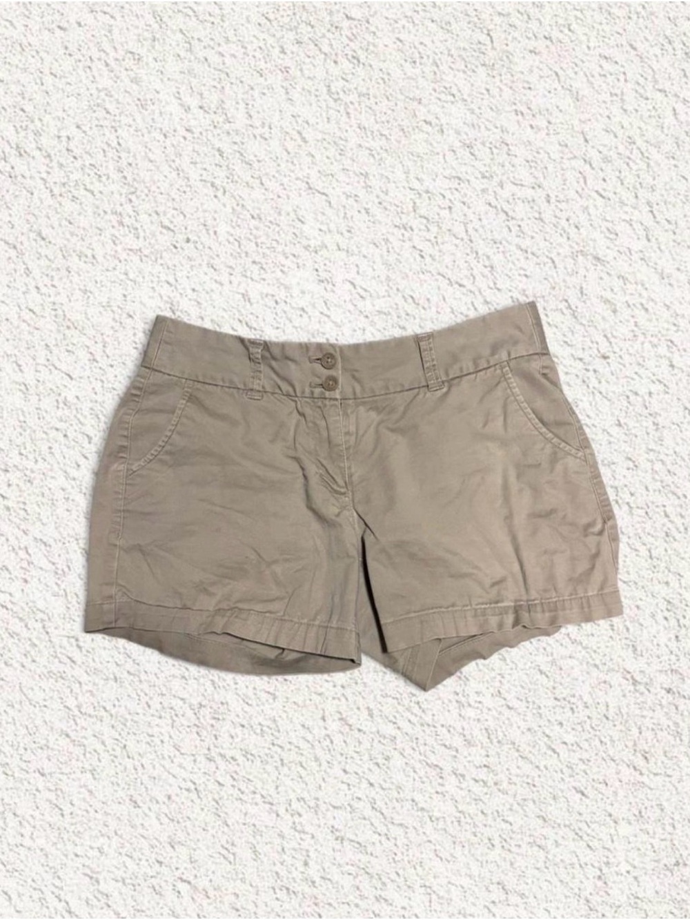 Jacob Neutral Tan Cotton Bermuda Shorts